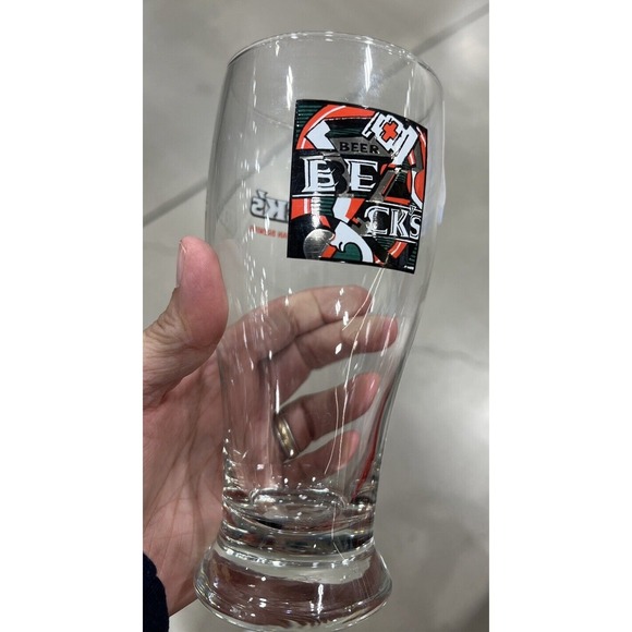 Beer Glass - Beck's - Vintage Barware - The Art Of German Brewing Beer Glass - Beck's - Vintage Barware - The Art Of German Brewing