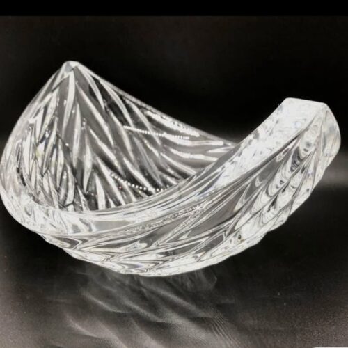 Lead Crystal candy trinket bowl.