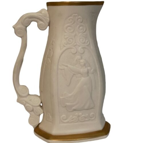 LENOX Romeo and Juliet Ivory Porcelain Bas Relief Pitcher by Laszlo Ispanky