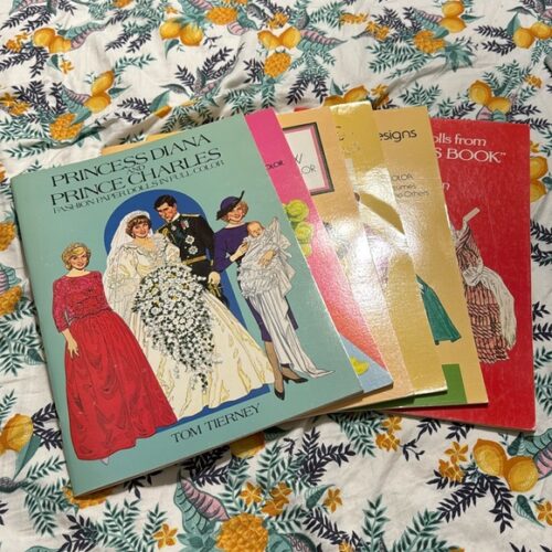 ✨ Lot of 6 Vintage Paper Doll Books