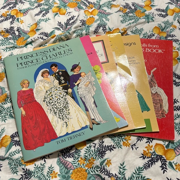 ✨ Lot of 6 Vintage Paper Doll Books ✨ Lot of 6 Vintage Paper Doll Books