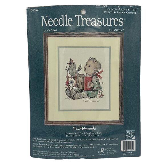 Needle Treasures Cross Stitch Kit 04664 Let’s Sing Hummel Goebel 8x10 Sealed Needle Treasures Cross Stitch Kit 04664 Let’s Sing Hummel Goebel 8x10 Sealed