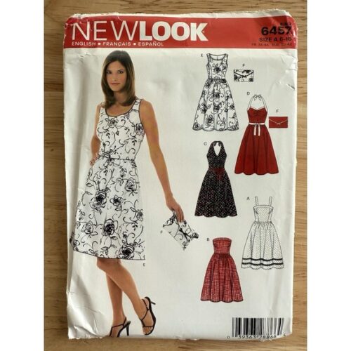 New Look Pattern 6457 Misses' Dress Size 6-16 Uncut FF