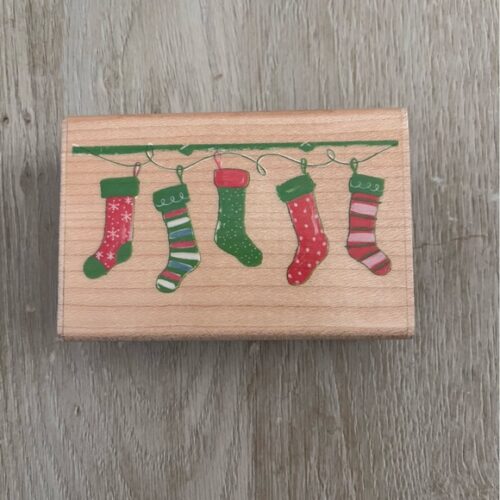 NWOT: Mara-Mi • Christmas Stocking Rubber Stamp