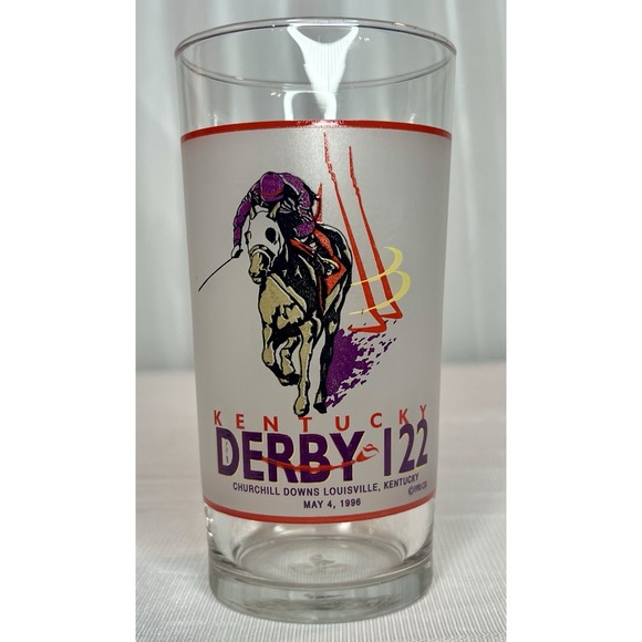 Vintage 1996 122nd Official Kentucky Derby Mint Julep Glass MINT condition Vintage 1996 122nd Official Kentucky Derby Mint Julep Glass MINT condition