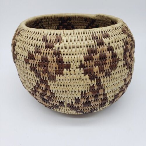 Vintage Hand-crafted Basket - Yucca, Willow, and Cats Claw Tohono O'odham?