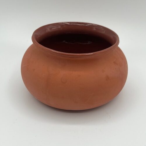 Vintage PIC Taiwan Terra Cotta Glazed Red Clay vase‎ Hand Made
