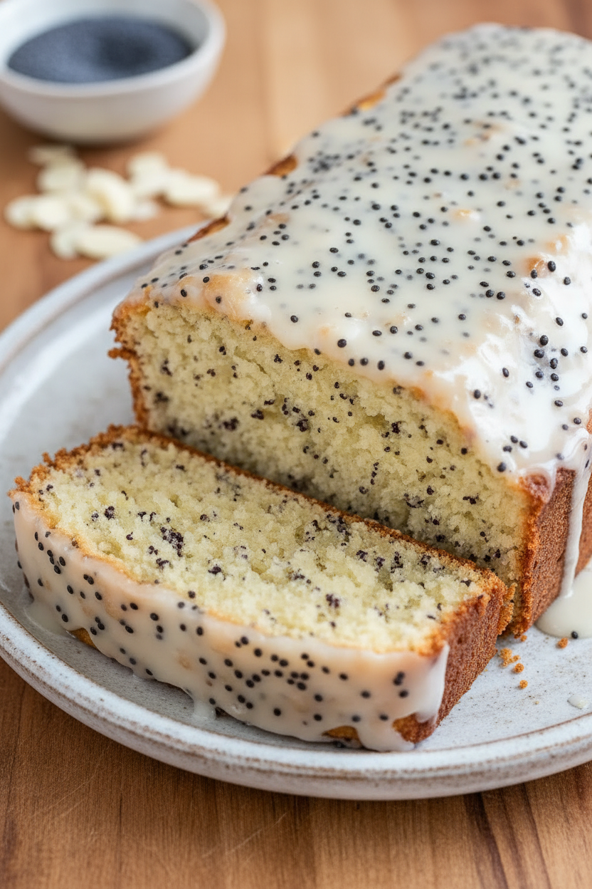 Almond Poppyseed Loaf Cake Recipe Snack On Meat
