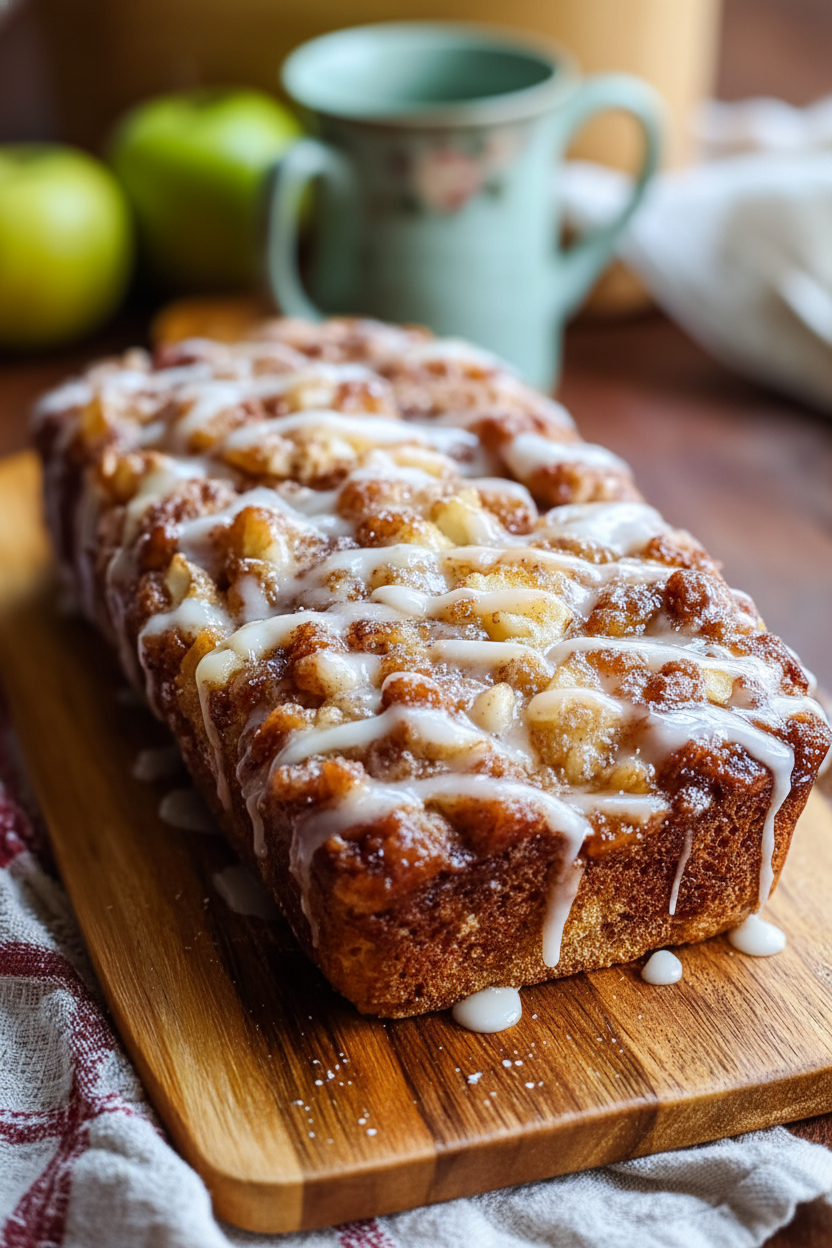 Amish Apple Fritter Bread Snack Recipe
