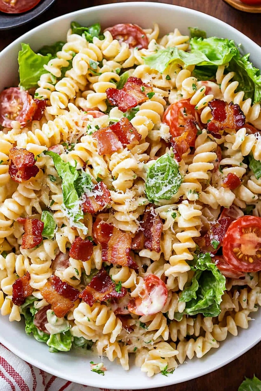Bacon Tomato Pasta Salad Recipe