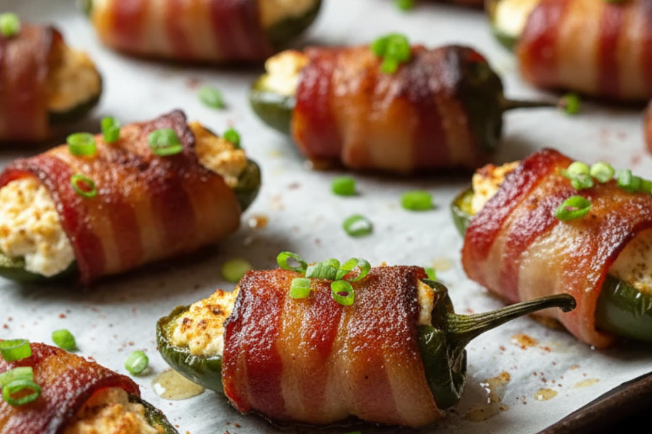 Bacon Wrapped Jalapeño Poppers Snack On Meat