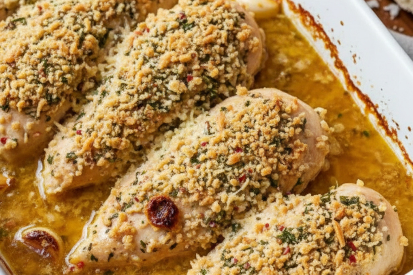 Baked Garlic Parmesan Chicken Recipe