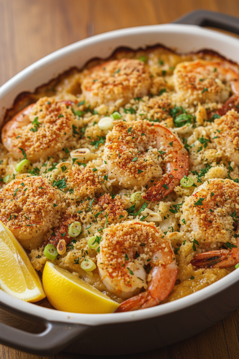 Baked Stuffed Shrimp Casserole Recipe