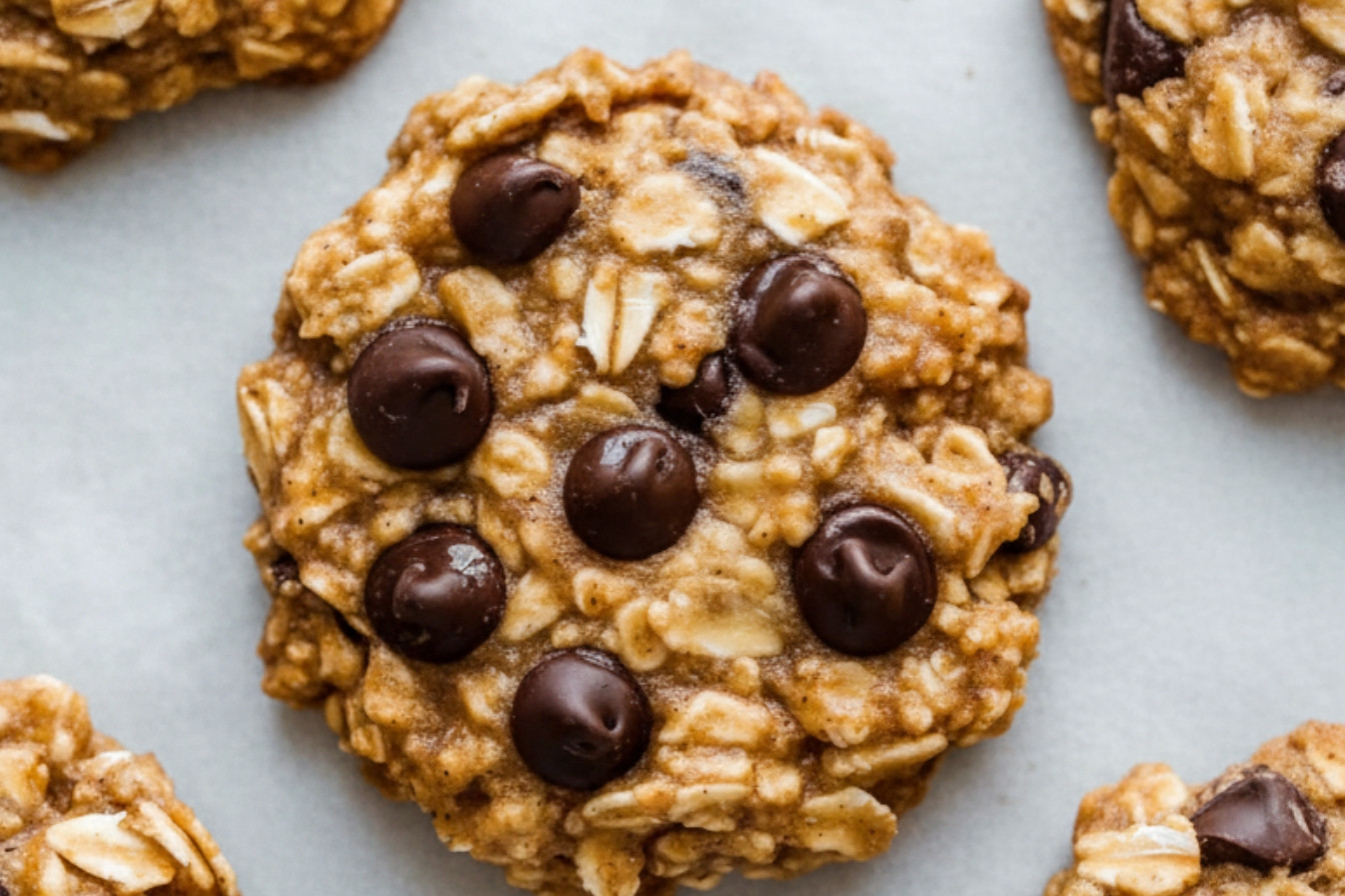 Banana Oatmeal Chocolate Chip Cookie Recipe