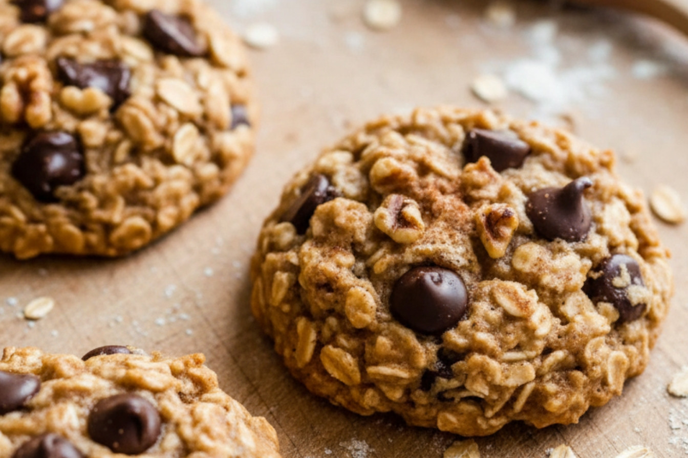 Banana Oatmeal Chocolate Chip Cookie Recipe