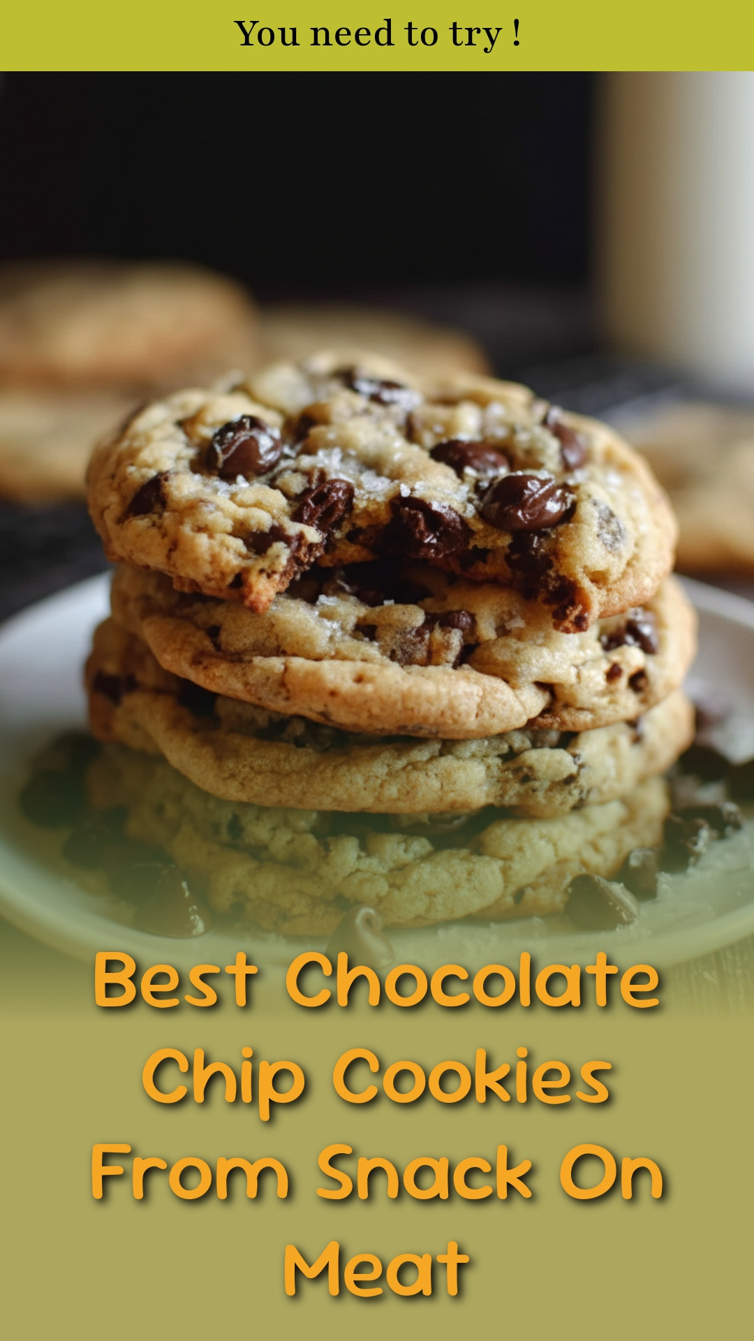 Best Chocolate Chip Cookies From Snack On Meat