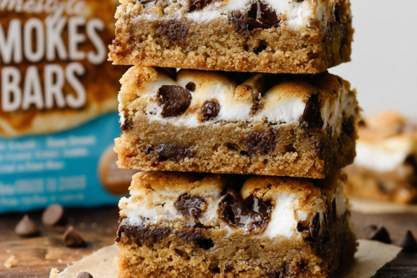 Best S’mores Cookie Bars Recipe Snack On Meat