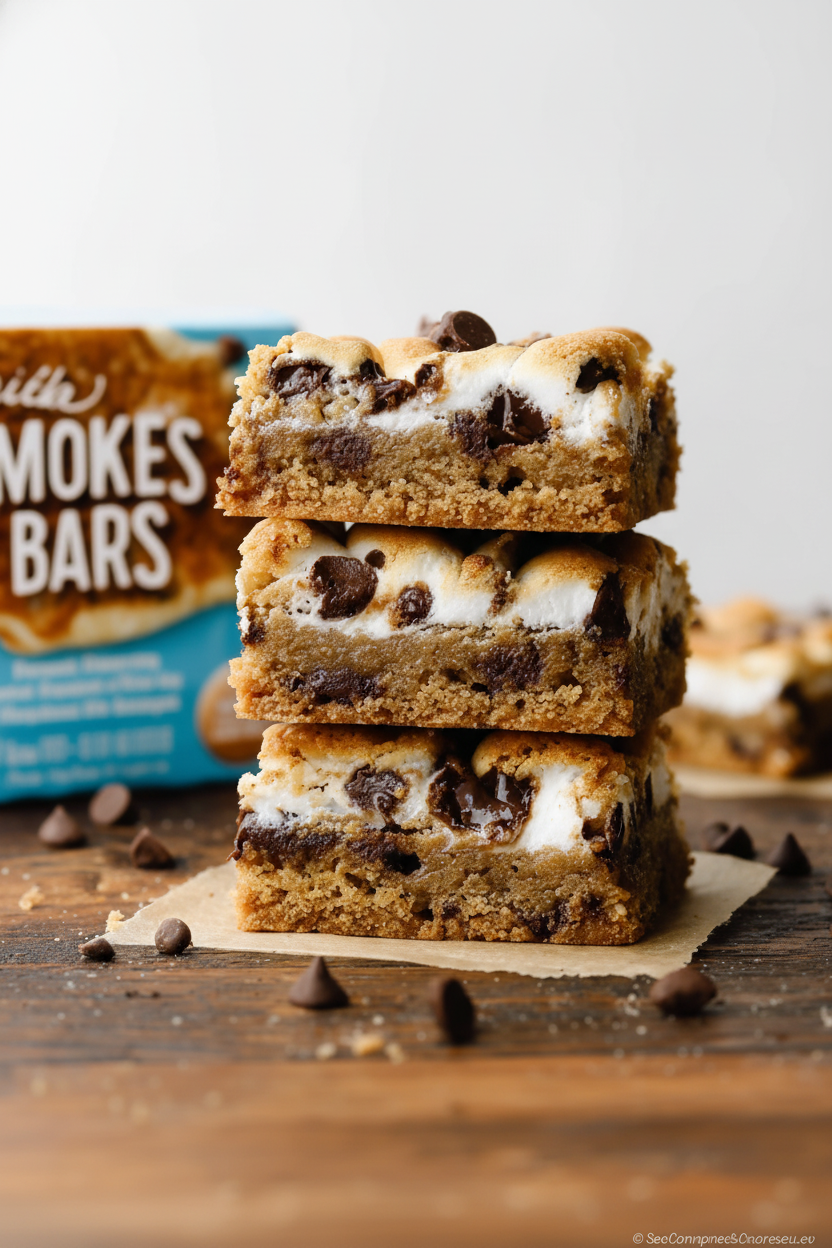 Best S'mores Cookie Bars Recipe Snack On Meat