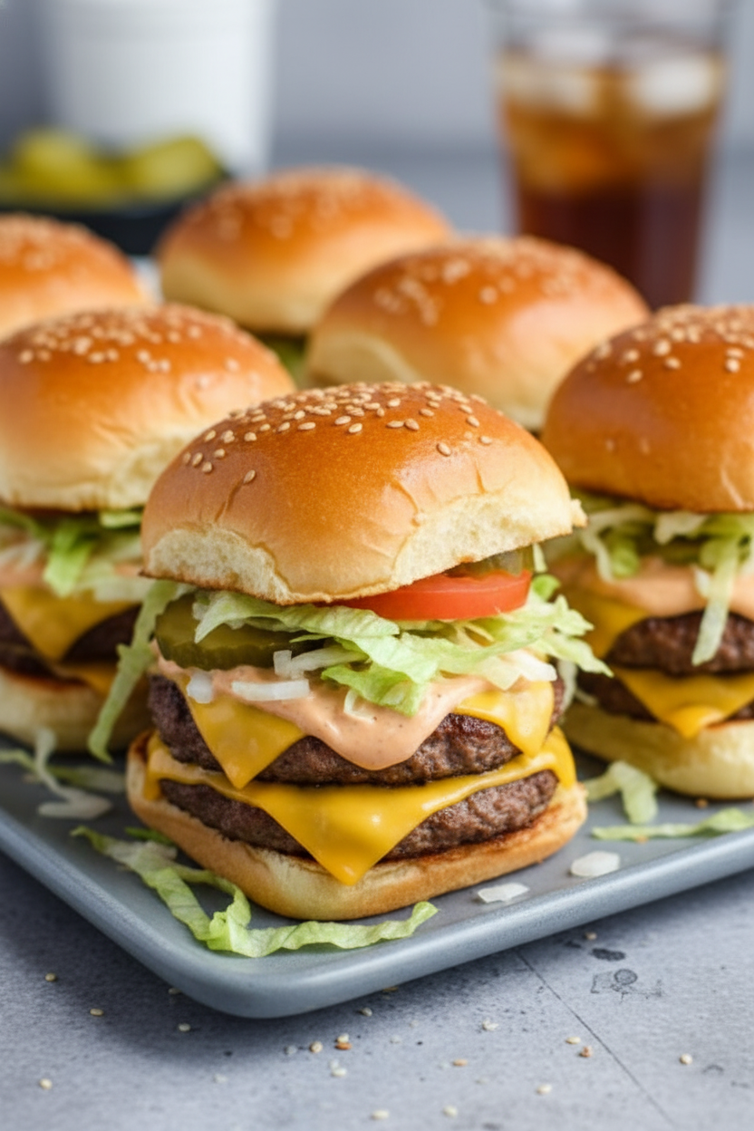 Big Mac Sliders The Ultimate Mini Burger