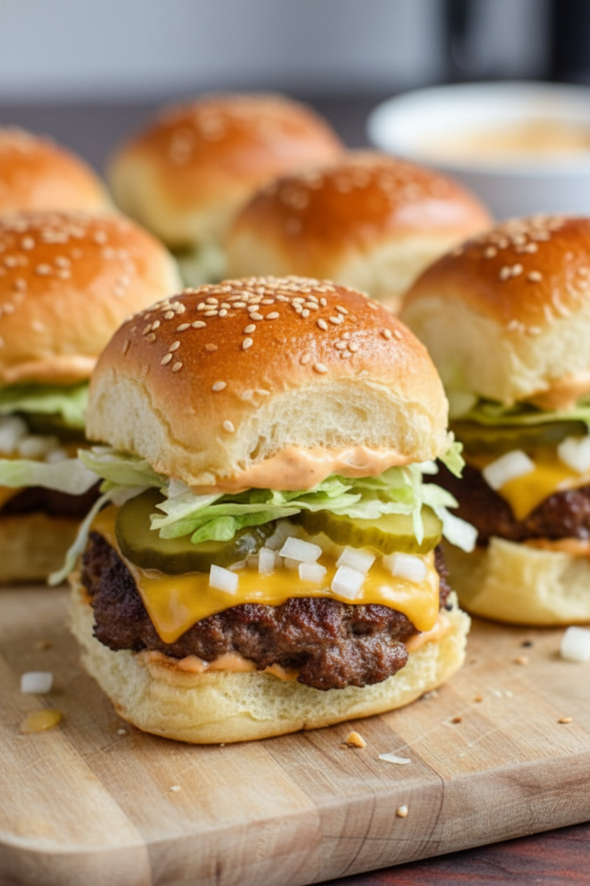 Big Mac Sliders The Ultimate Mini Burger