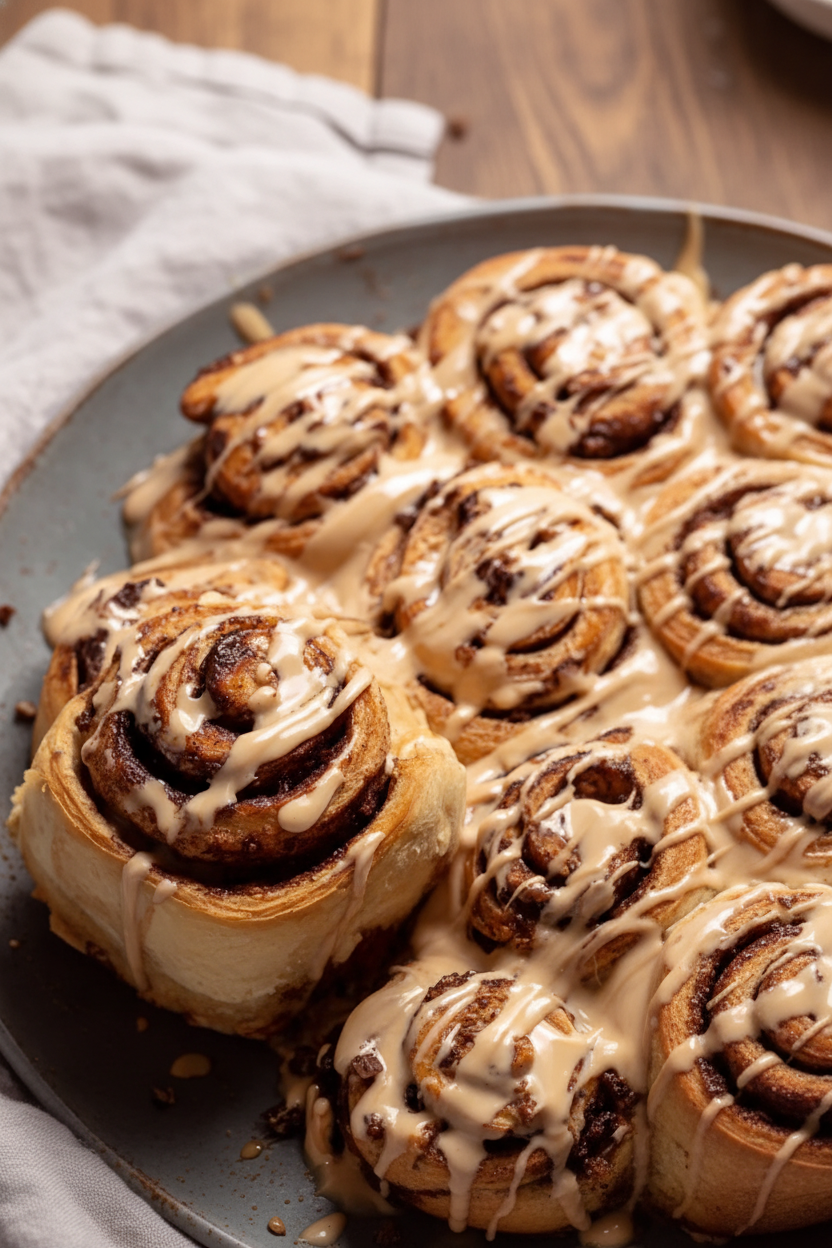 Bold Coffee Cinnamon Rolls Snack On Meat
