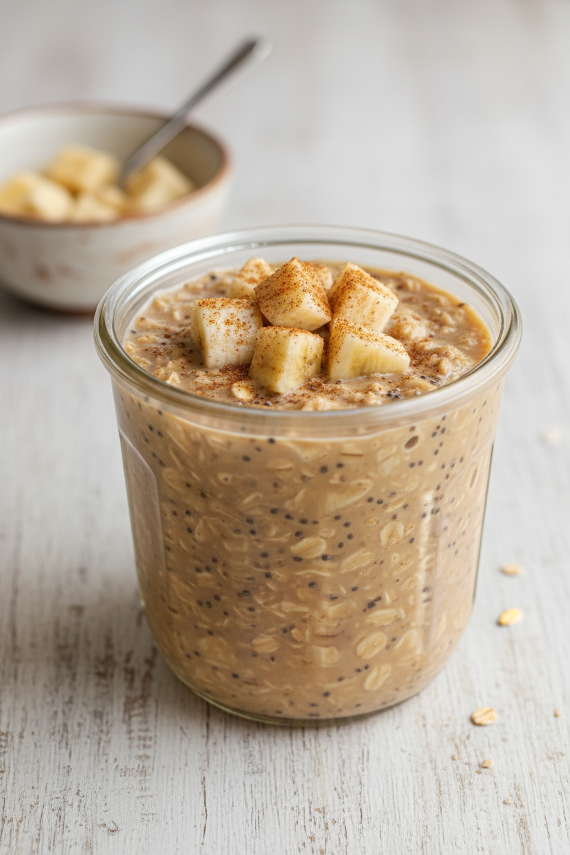 Brown Sugar Overnight Oats Without Yogurt