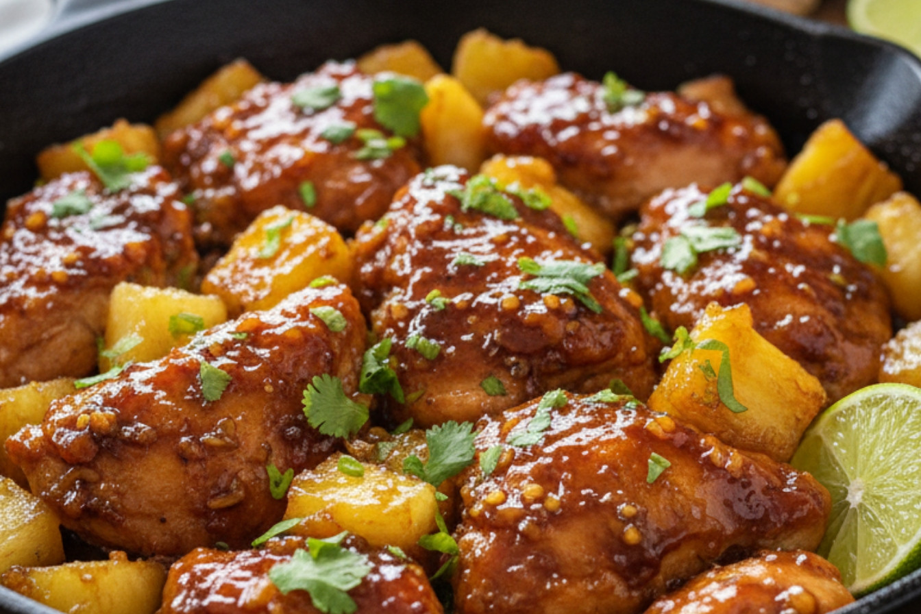 Brown Sugar Pineapple Chicken Sweet and Savory