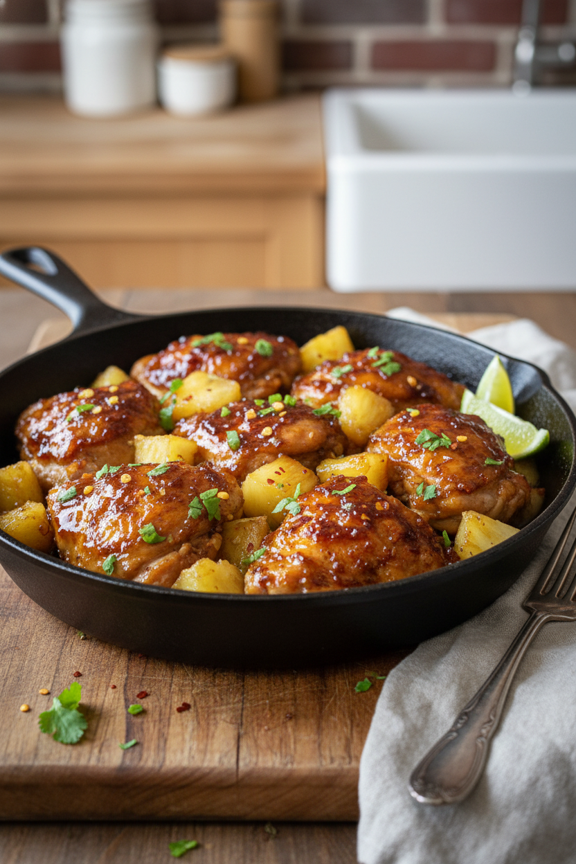 Brown Sugar Pineapple Chicken Sweet and Savory