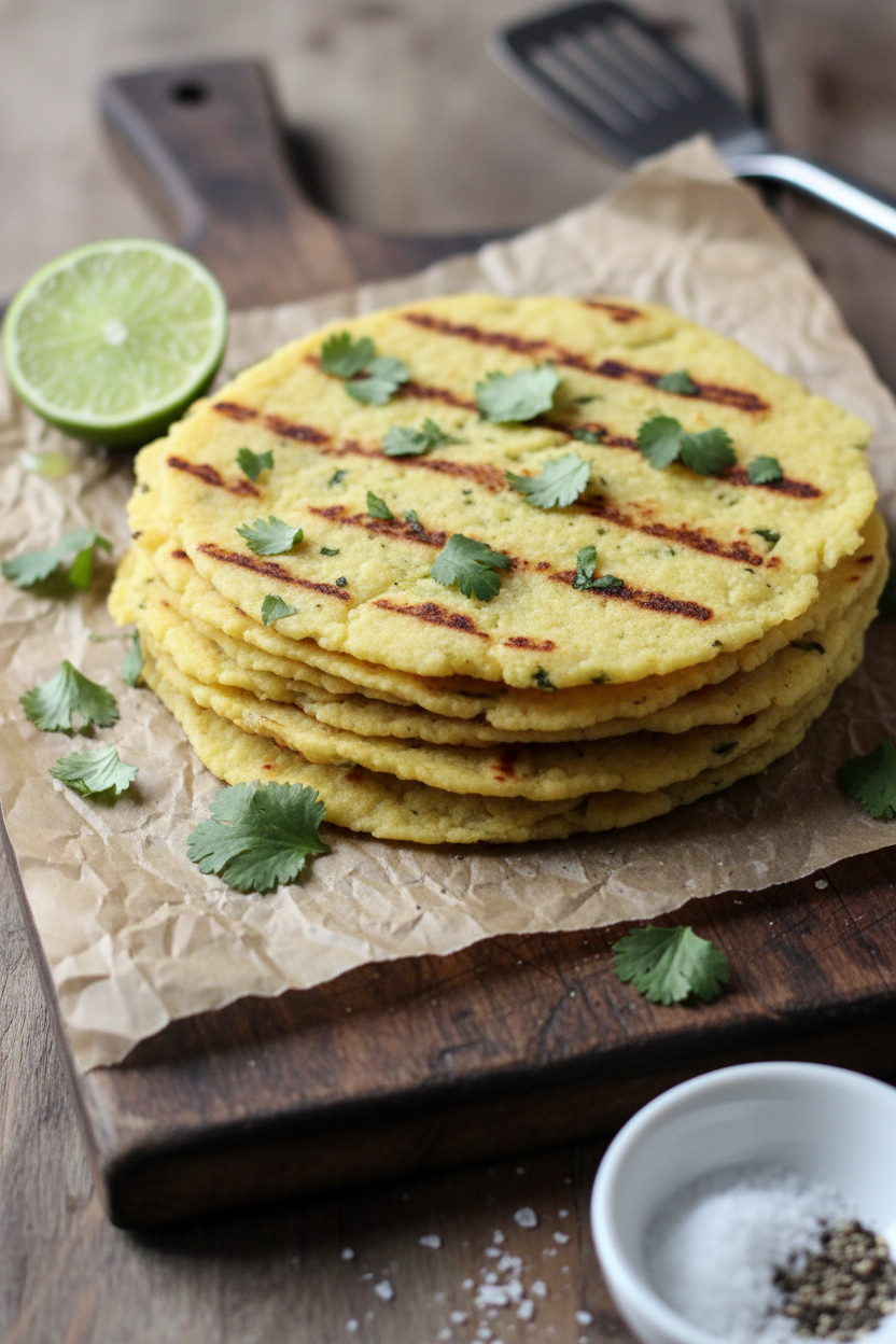 Cauliflower Tortillas for Meat Snacks