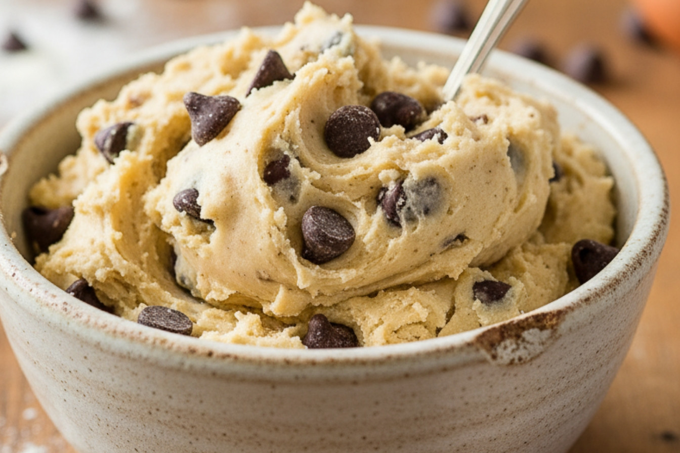 Chocolate Chip Edible Cookie Dough Snack