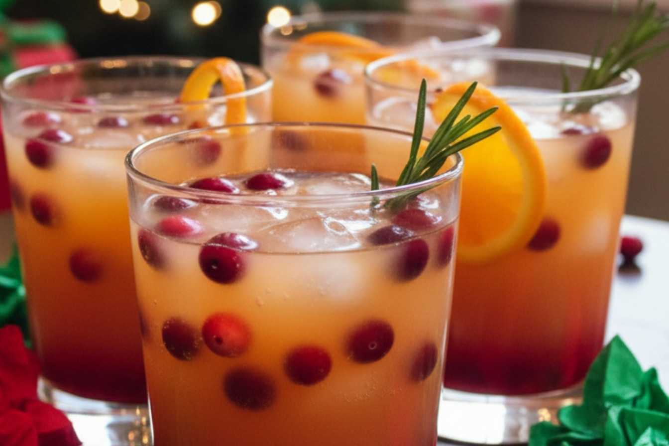 Christmas Morning Punch and Meat Snacks