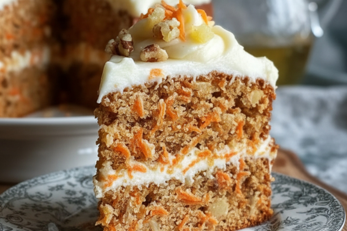 Classic Carrot Cake with Cream Cheese Frosting Recipe