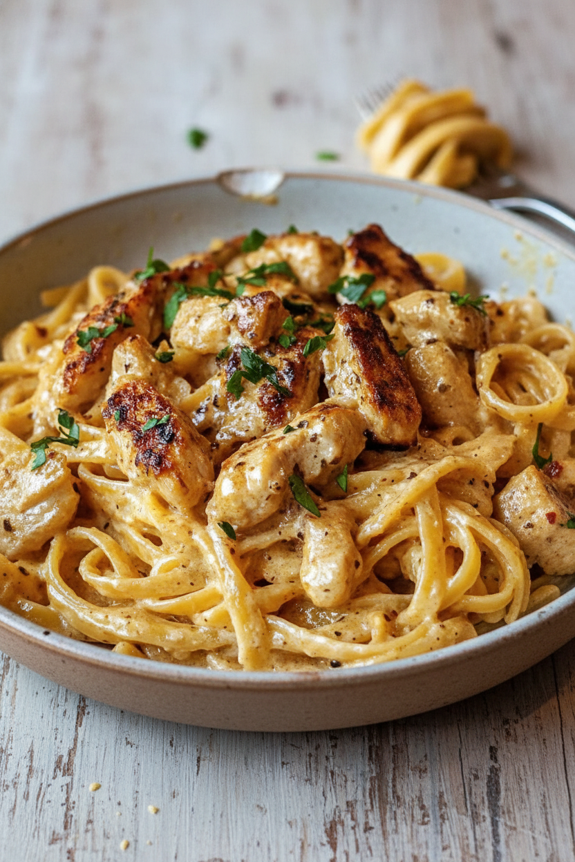 Cowboy Butter Chicken Linguine Recipe Snack On Meat