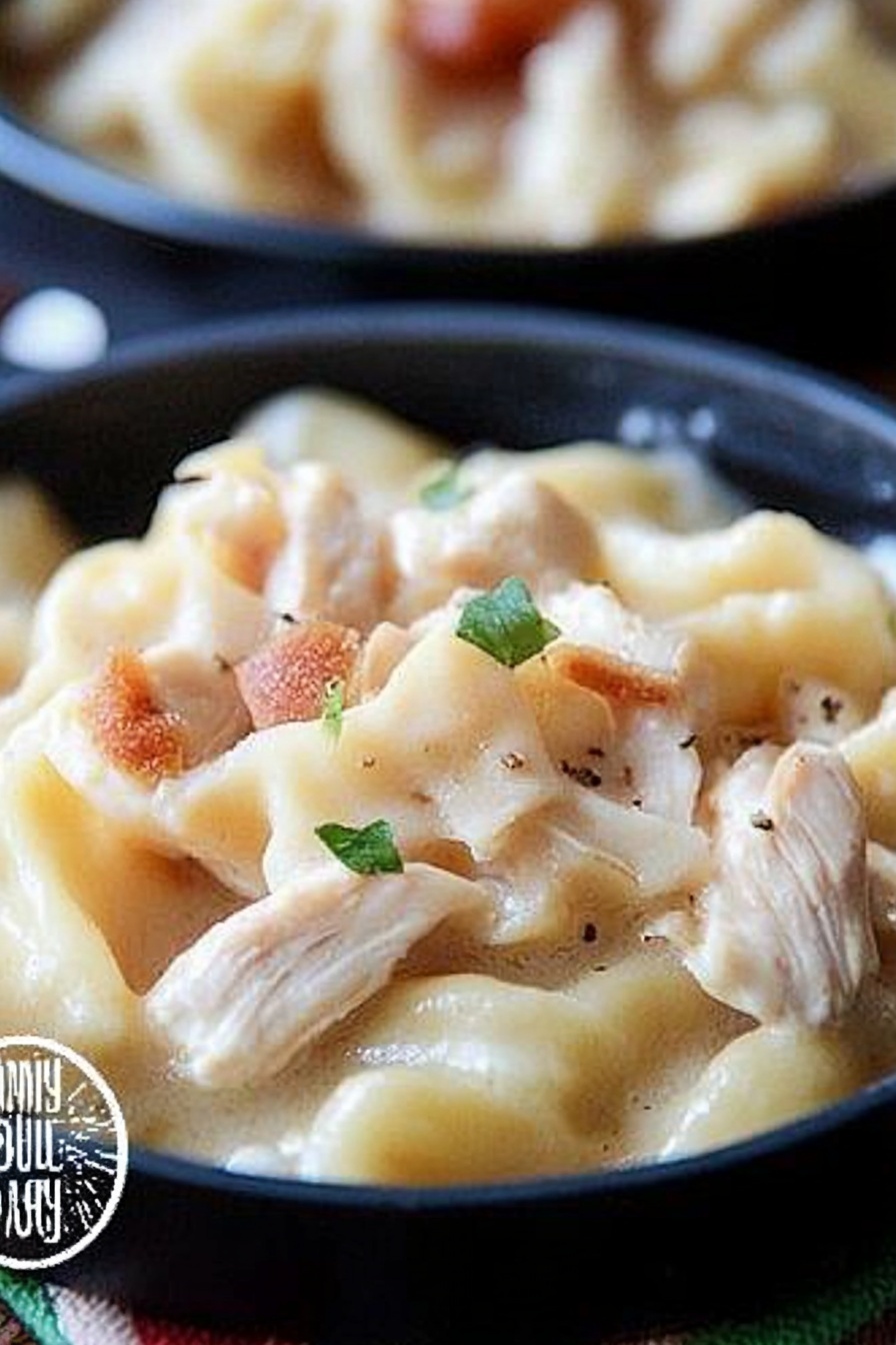 Cozy Chicken Dumplings for a False Snow Day