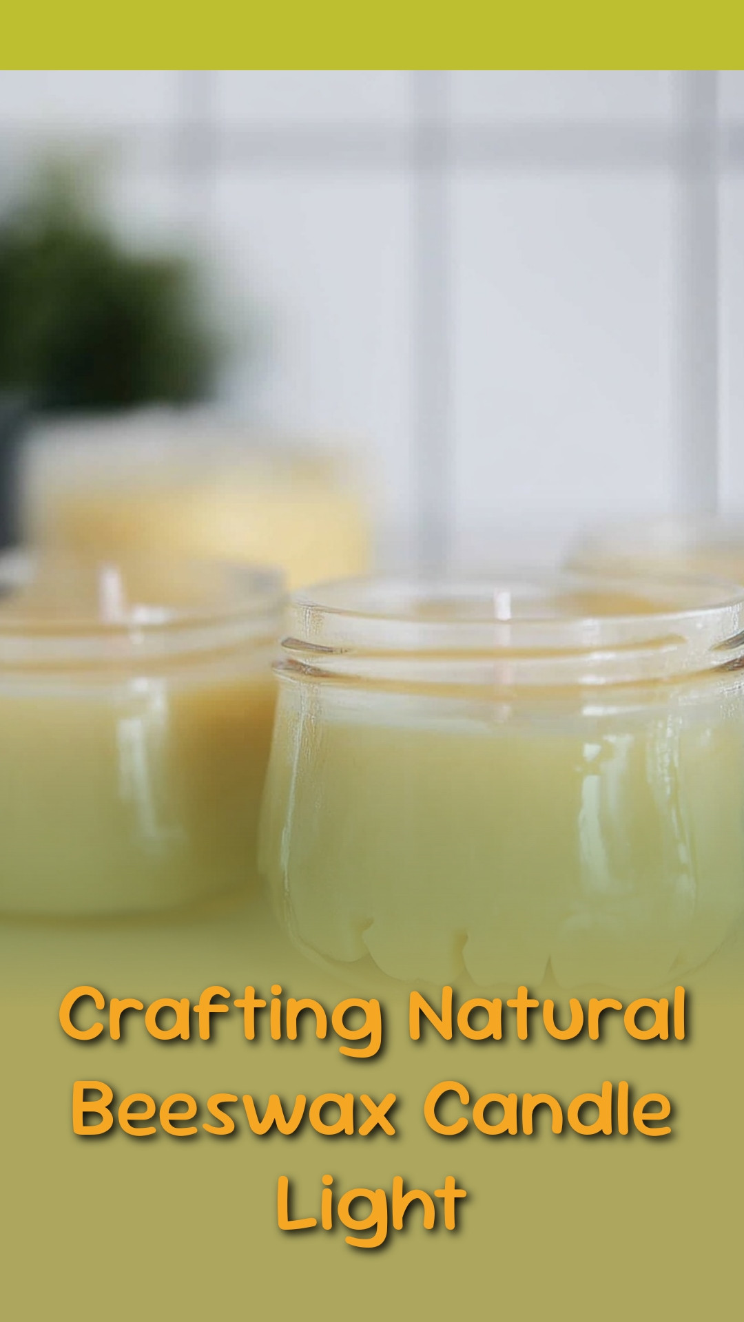 Crafting Natural Beeswax Candle Light