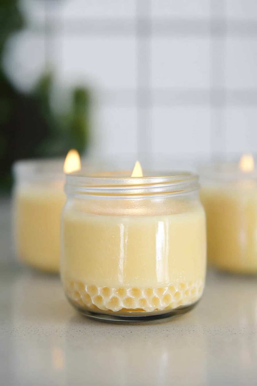 Crafting Natural Beeswax Candle Light