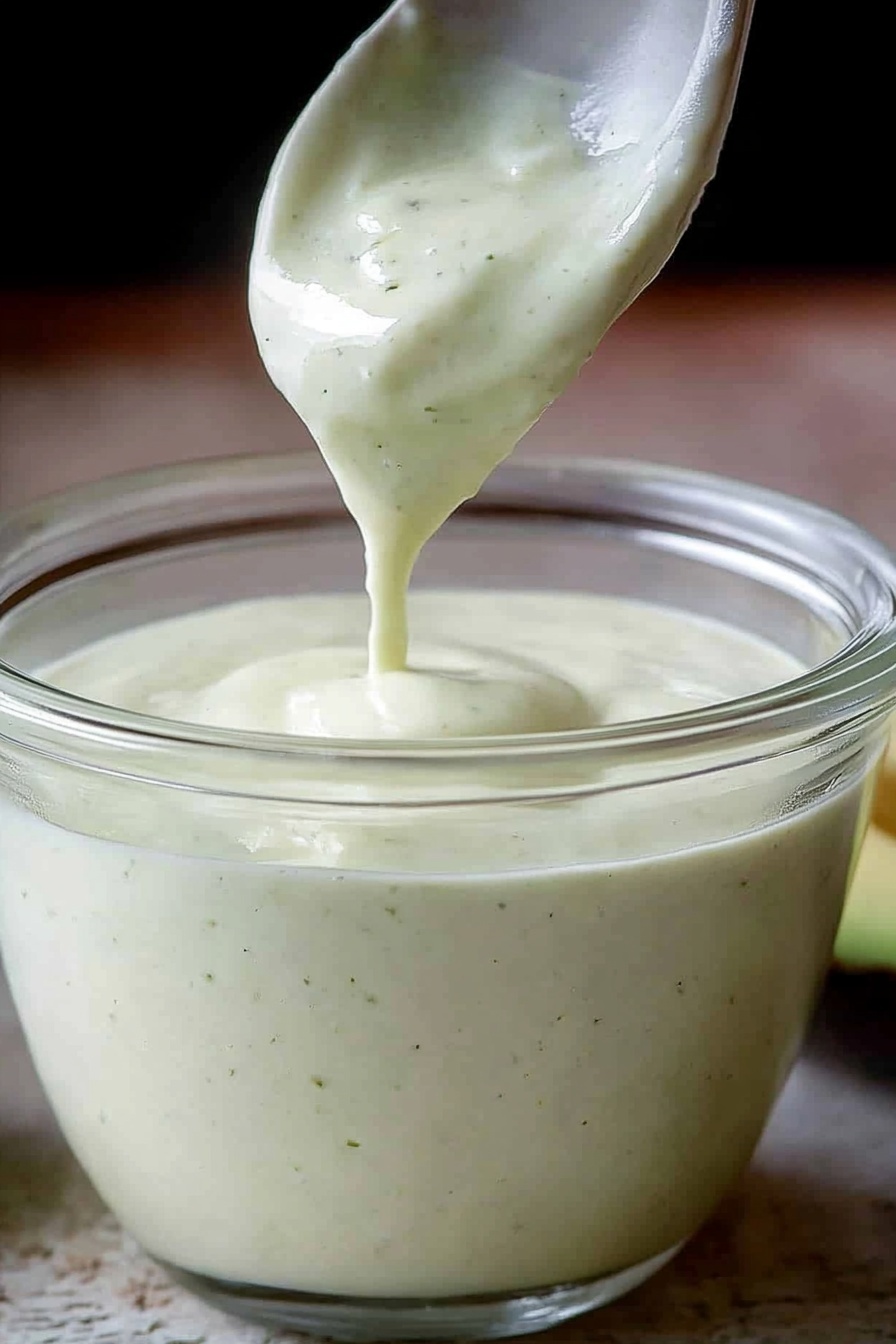 Creamy Avocado Ranch Dressing Recipe
