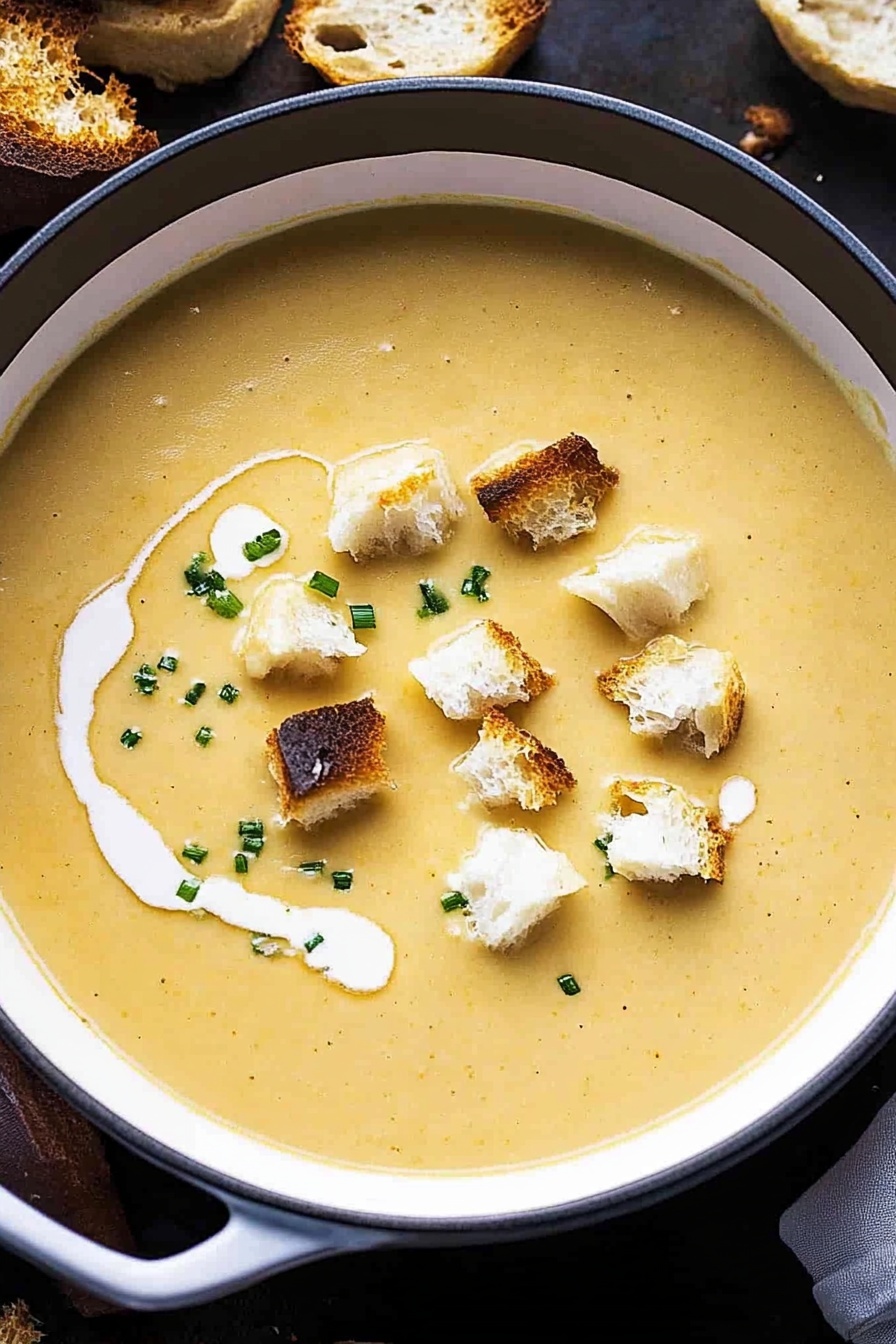 Creamy Beer Cheese Soup Recipe