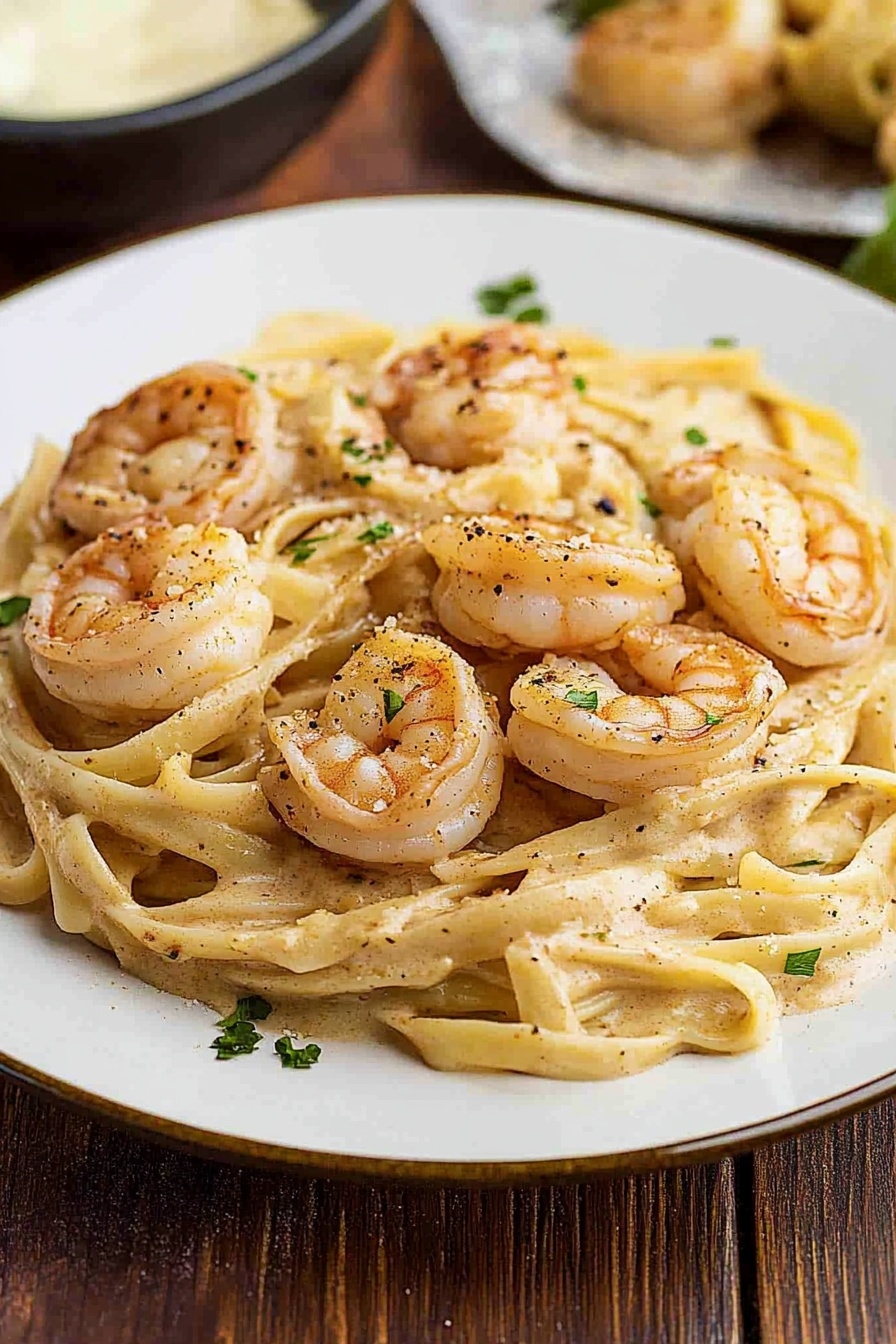 Creamy Cajun Shrimp Linguine Recipe