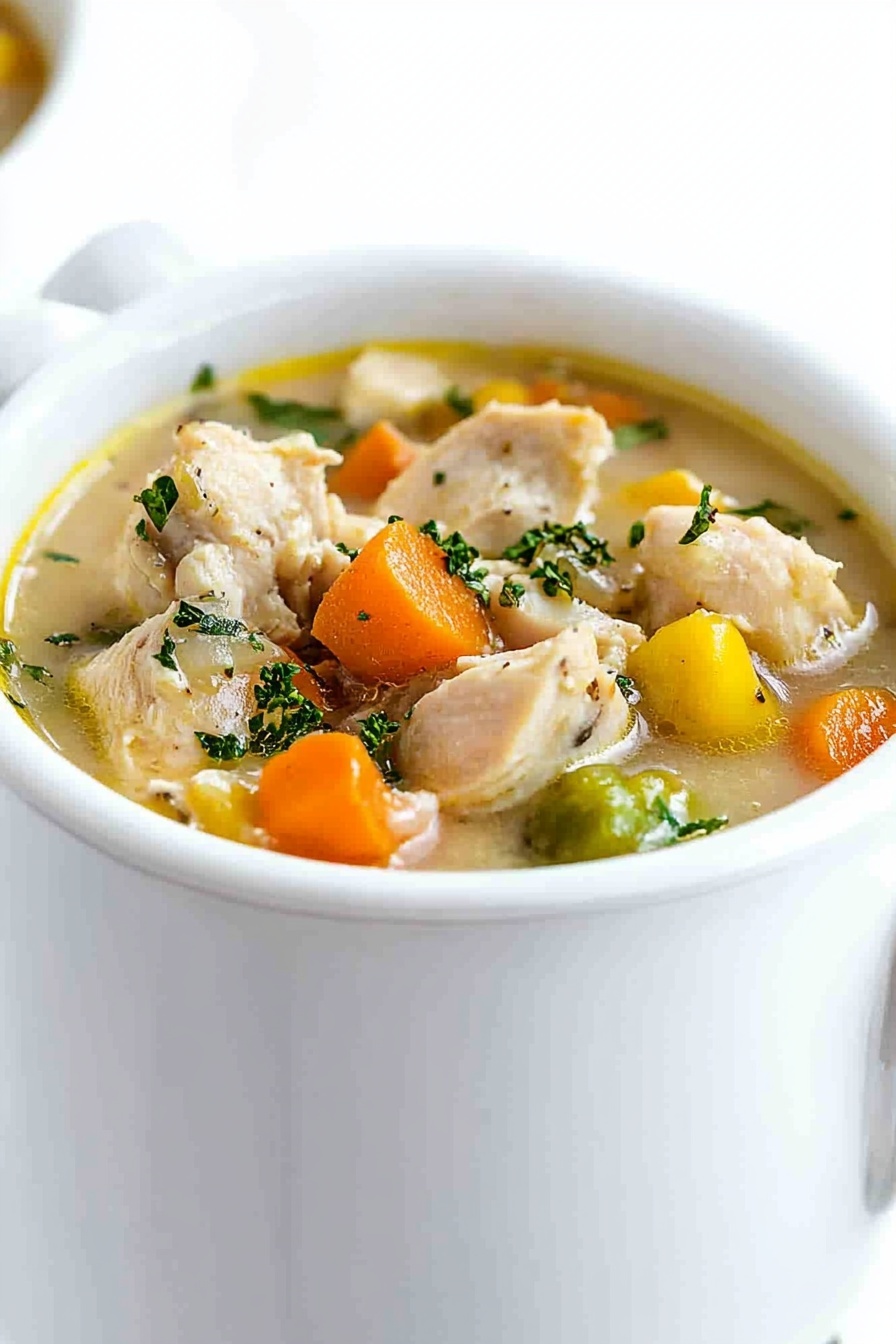 Creamy Chicken and Vegetable Soup