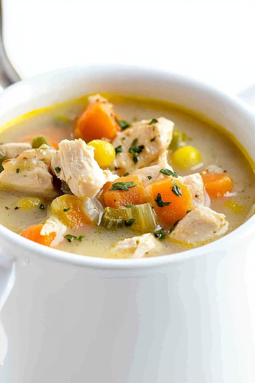 Creamy Chicken and Vegetable Soup