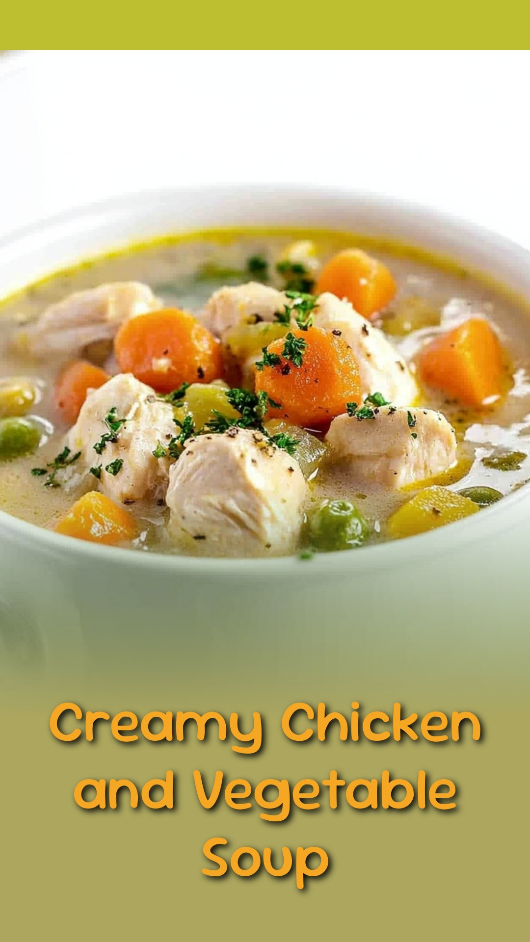 Creamy Chicken and Vegetable Soup