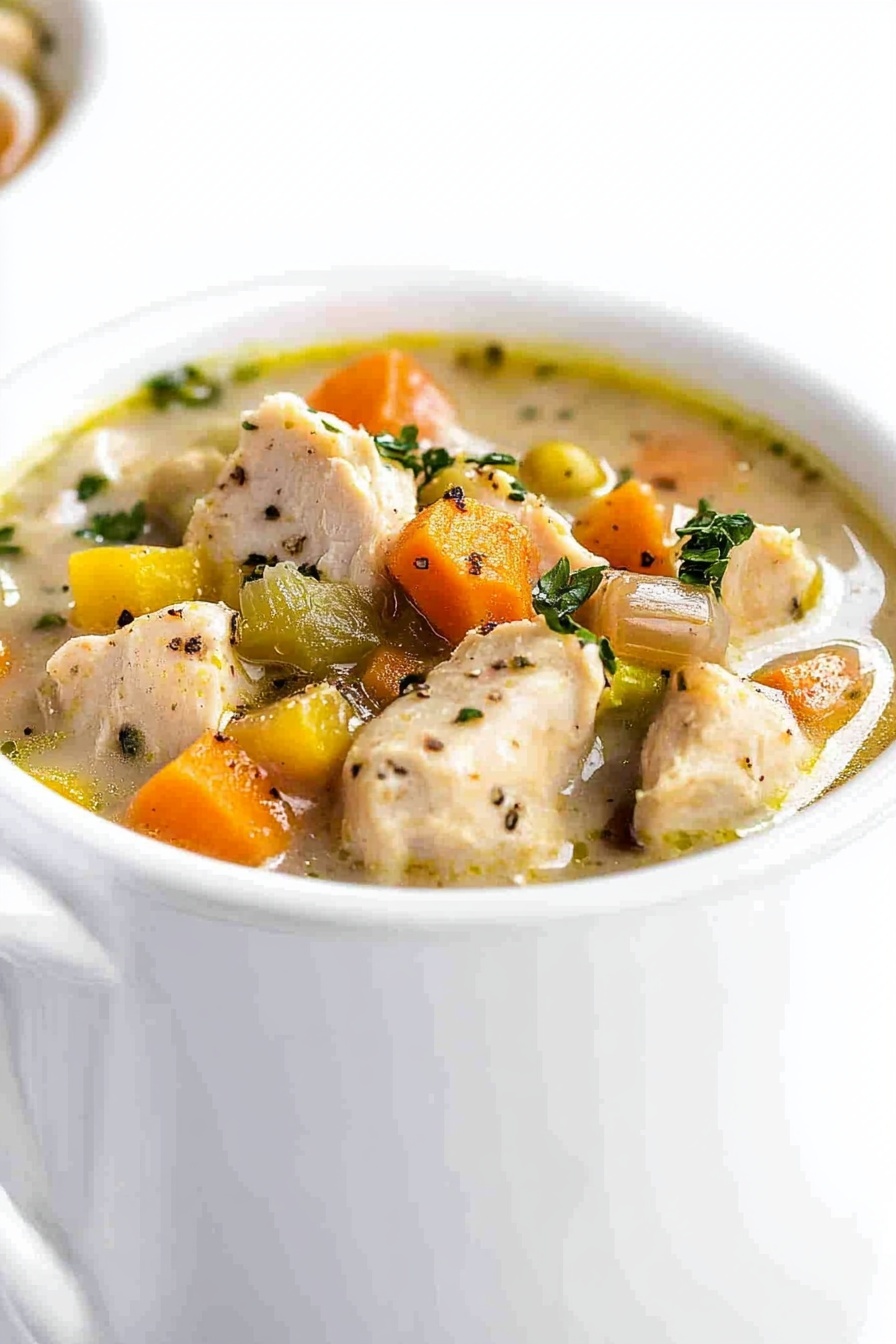 Creamy Chicken and Vegetable Soup