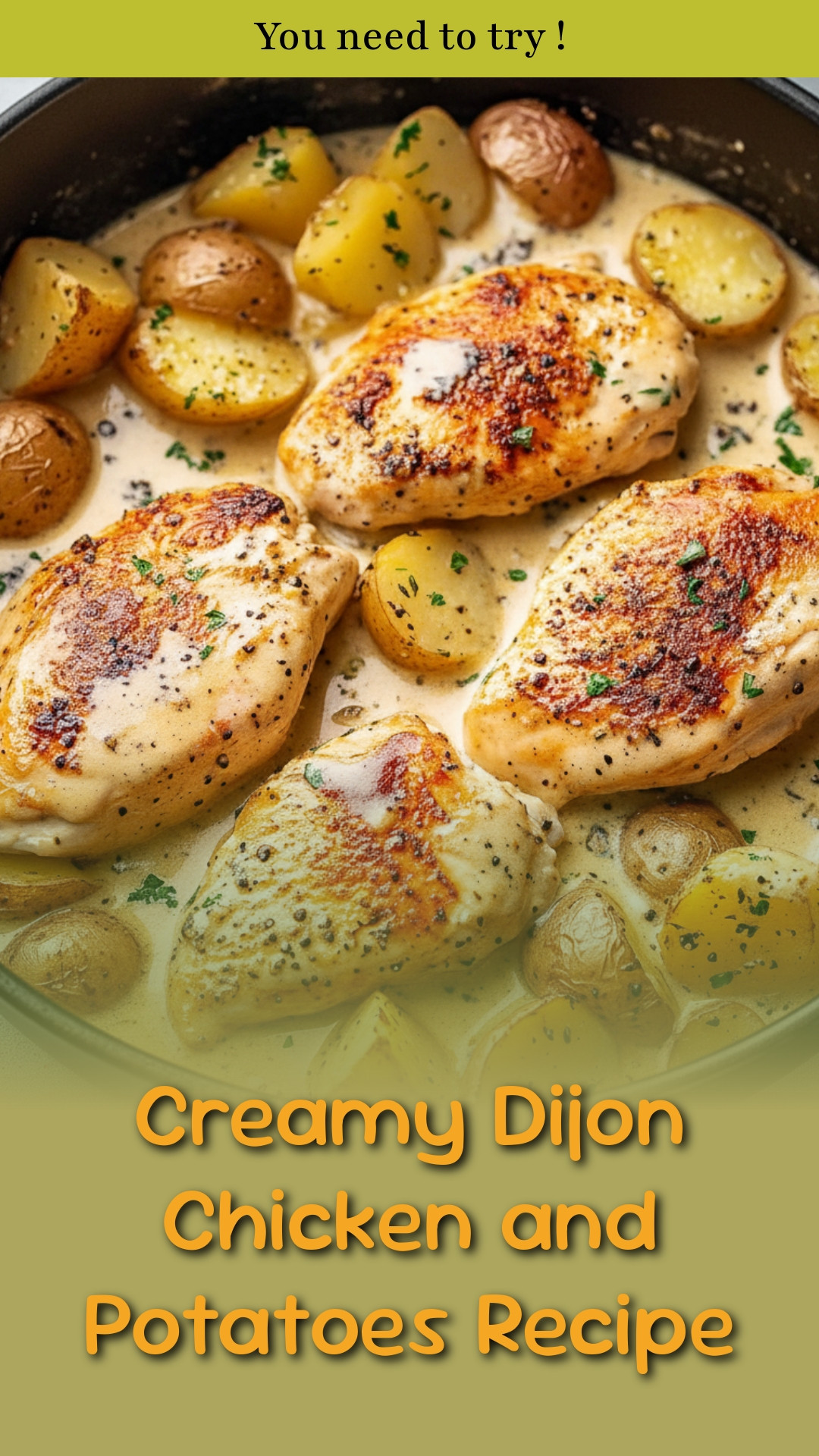 Creamy Dijon Chicken and Potatoes Recipe