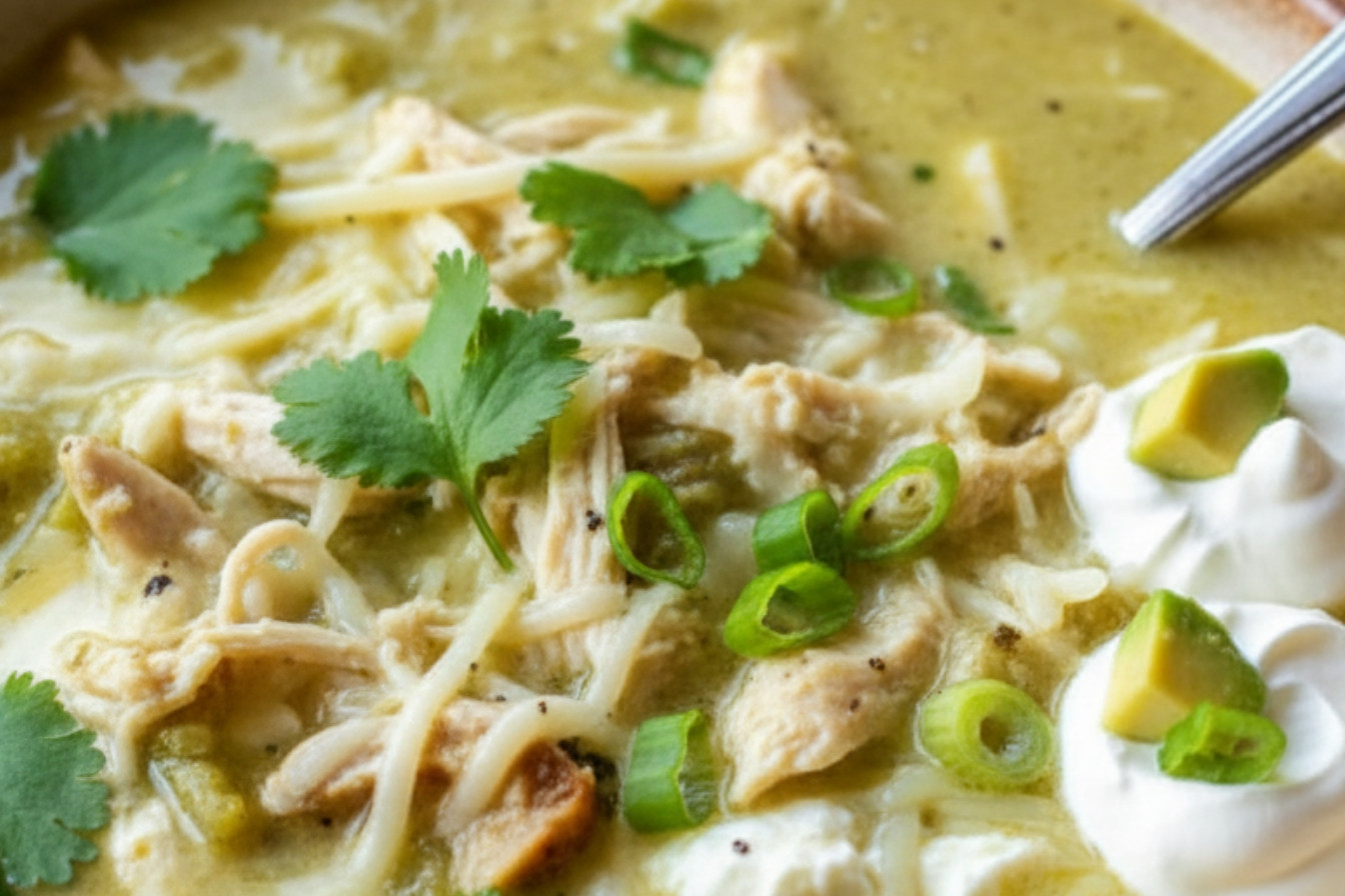Creamy Green Enchilada Chicken Soup Recipe