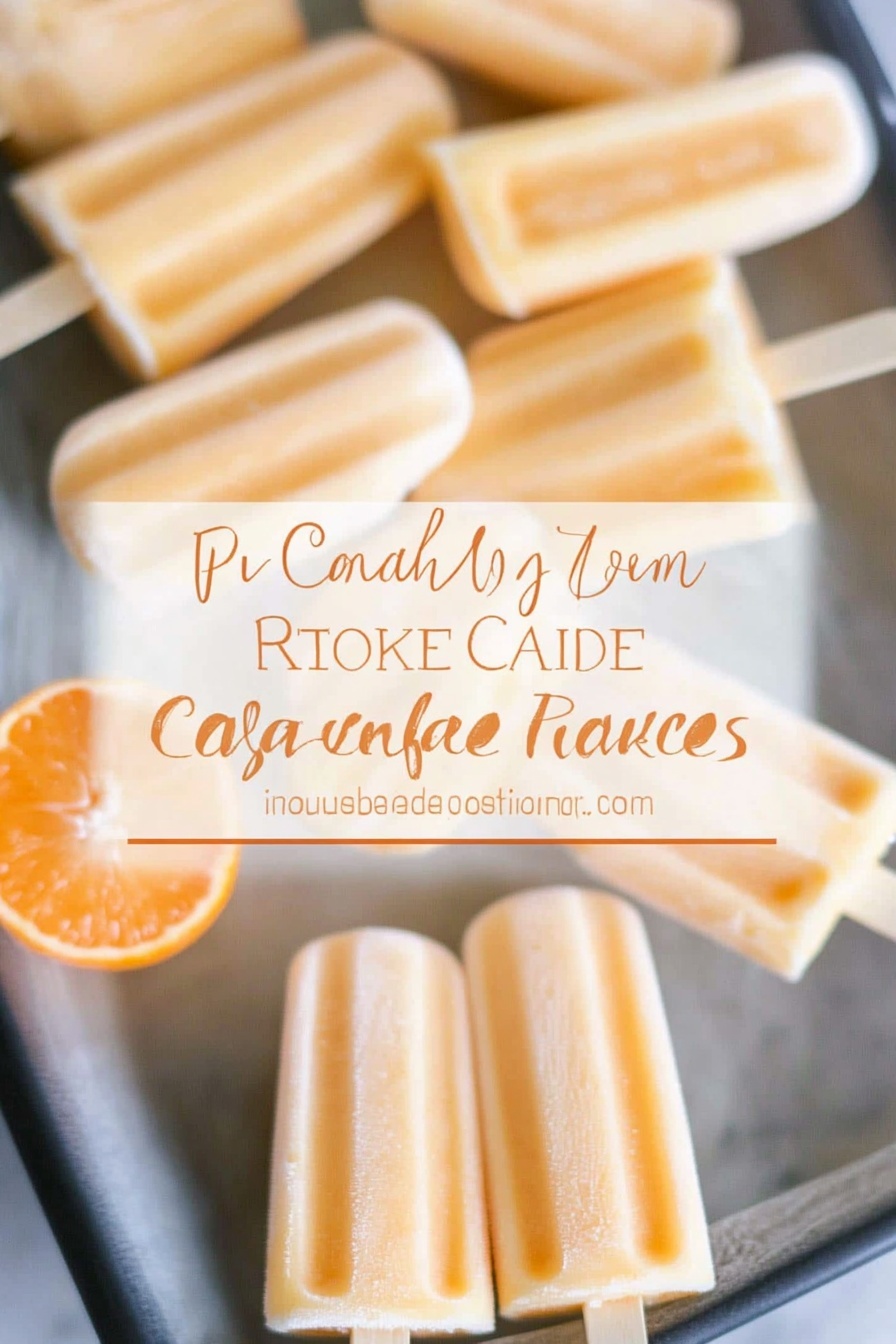 Creamy Orange Frozen Treats