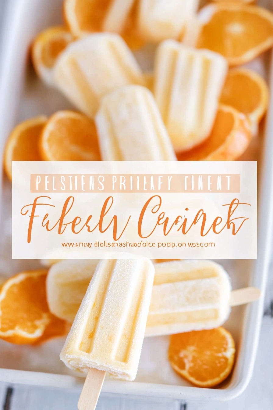 Creamy Orange Frozen Treats