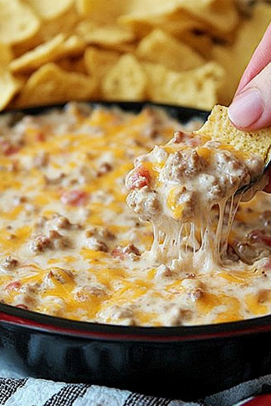 Creamy Sausage Cheese Dip Recipe