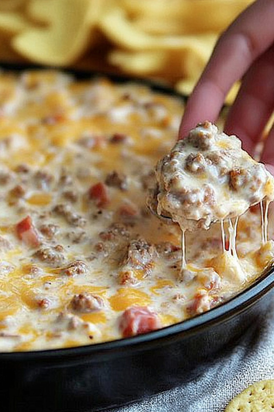Creamy Sausage Cheese Dip Recipe