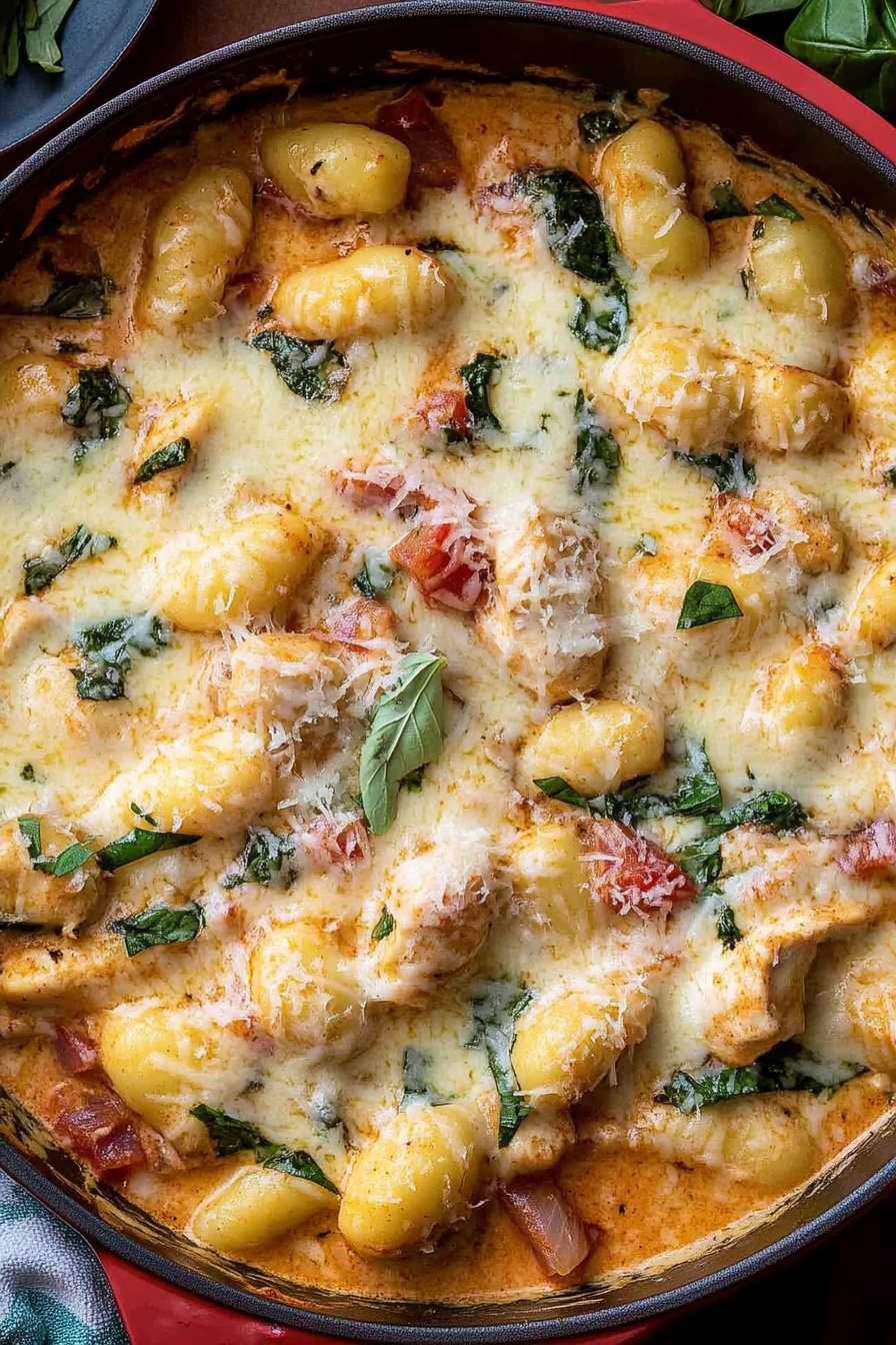 Creamy Tuscan Chicken with Gnocchi
